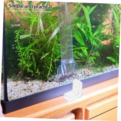 TOYANDONA 10pcs Aquarium Corner Guards Transparent Shaped Edge Protectors for Fish Tank Easy to Install Corner Protector Guards for Furniture and Appliances