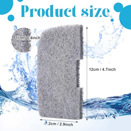 Threlaco 10 Pack Compatible with Fluval 307/407/306/406 Canister Filter, Nitrite Remover Pads, Aquarium Filter Replacement Pads for Fish Tank - color: 306/307/406/407 Nitrite Remover