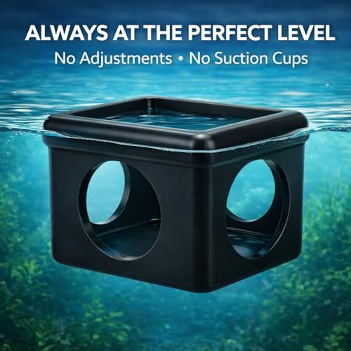 Black Floating Betta Fish Hideout with Round Holes & Window – Floating Cave Hammock, Feeding Platform & Resting Tunnel – Betta Fish Shelter for Nano Tanks, Bowls & Small Aquariums - color: C: Black