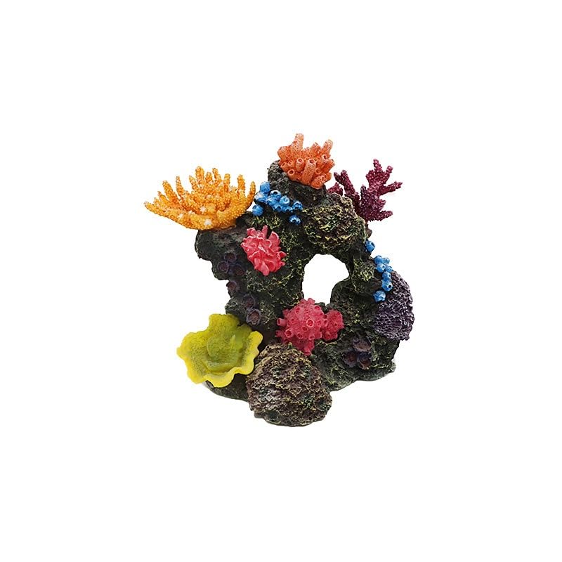 Large-Sized Colorful Coral Reef - Stunning Marine Tank Decoration, Ideal Aquarium Ornament for Ornamental Fish, Exquisite Fish Tank Landscaping Craft