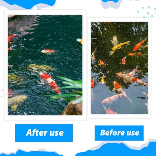 4 Pcs Pond Filter Replacement Pad Bulk 12"x 12" Black White Pond Filter Media Filtration Equipment for Outdoor Fish Aquarium