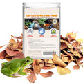 SunGrow Dwarf Frog Mini Catappa Leaves (50 Pc) - Tannin Helps Remove Ammonia, Lower pH - Leaf Litter Indian Almond Leaves, Aquarium Water Treatment, Decor Accessories