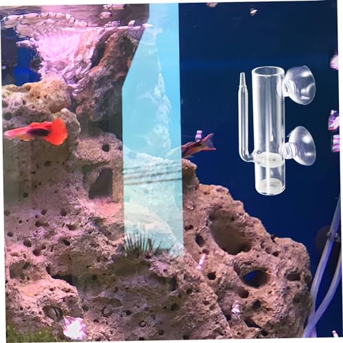 Shrimp Hatchery Box with Transparent Tank and Suction Cup for Aquarium Fish Breeding and Juvenile Shrimp Protection 3.54X1.77X0.78In
