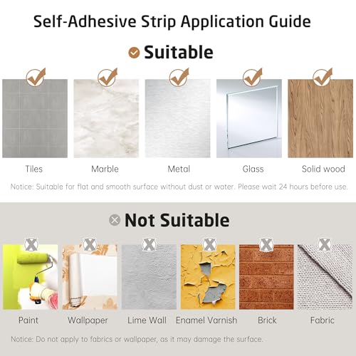 KES No Drill 30-Inch Shower Slide Bar with Adjustable Handheld Shower Head Holder, Self Adhesive, Universal Fit, SUS304 Polished Stainless Steel Drill-Free for Bathroom, F209S78DF-PS - color: Polished Finish, style: 30.7-Inch+Self-adhesive Mounted