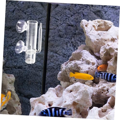 Shrimp Hatchery Box with Transparent Tank and Suction Cup for Aquarium Fish Breeding and Juvenile Shrimp Protection 3.54X1.77X0.78In
