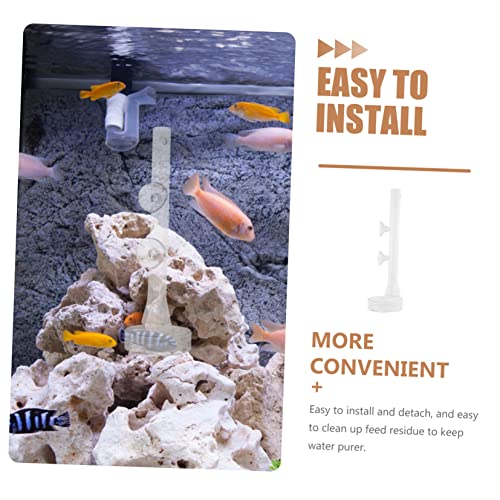 UPKOCH 1Set Fish Feeder with Cup Durable Shrimp Dish Premium Aquarium Elegant Design for Shrimp Tanks and Fish Tanks