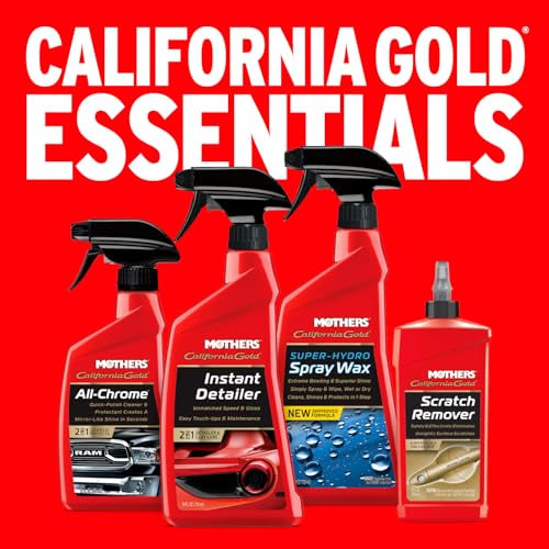 Mothers California Gold Instant Detailer, 24 oz. – Removes Smudges, Dust & Fingerprints, Boosts Gloss & Slickness, Lubrication for Clar Bars, Quick Touch-ups & Maintenance Between Washes (08224) - size: 24 Fl Oz (Pack of 1)