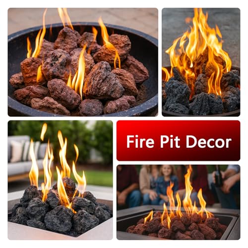 4"-9" Natural Volcanic Lava Rock Aquarium Aquascaping Fish Tank Decor Terrarium Decoration Porous Rock for Paludarium Aquatic Environment-30lb 10-12pcs - color: Black, size: 30lb 10-12pcs(4-9inch)