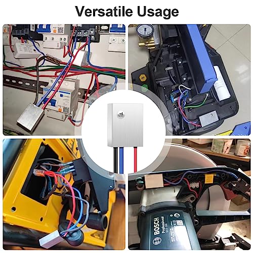 2.7kw 110V 25A 60Hz Soft Starter, Soft Start Module, Soft Start Relay for Table Saw, Disk Saw, Grooving Machines, Angle Grinders, Cutting Machines etc, Externally Mounted