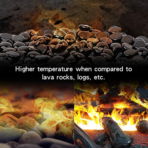 Stanbroil 10-Pound Fire Glass Beads - 1/2 inch Luster Fire Glass Drops for Fireplace Fire Pit | Gas Log Sets | Landscaping | Fish Tank, Onyx Black Luster - color: Onyx Black