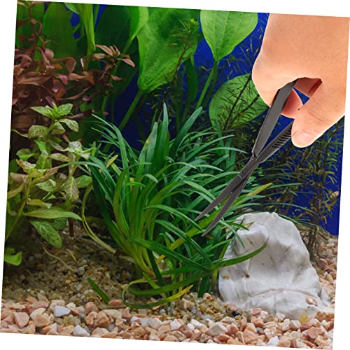 ibasenice Aquatic Plant Scissor Spring Trimmer for Precision Pruning for Aquascaping and Fish Tanks Professional Water Grass Maintenance Tool