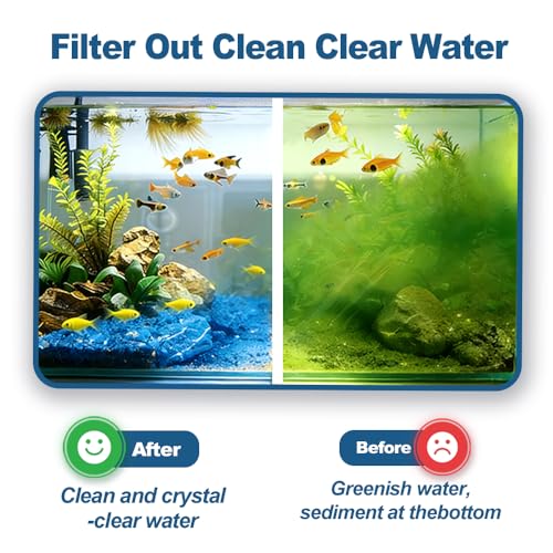 Aquarium Filter Pads,Filter Floss for Fish Tank,Aquarium Filter polishing pad(15.8 * 47.2 * 0.43in)