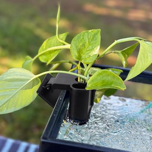 Adjustable Hydroponic Shelf for Aquariums with ABS and Clip Mounting Pet Organizers