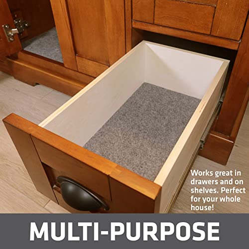 Drymate Premium Under Sink Mat, Waterproof Cabinet Protection Mats for Kitchen & Bathroom, Absorbent Shelf Liners, Slip-Resistant, Non-Adhesive, Machine Washable (USA Made)(24”x29”)(Light Grey) - color: Light Grey, size: 24"W x 29"L