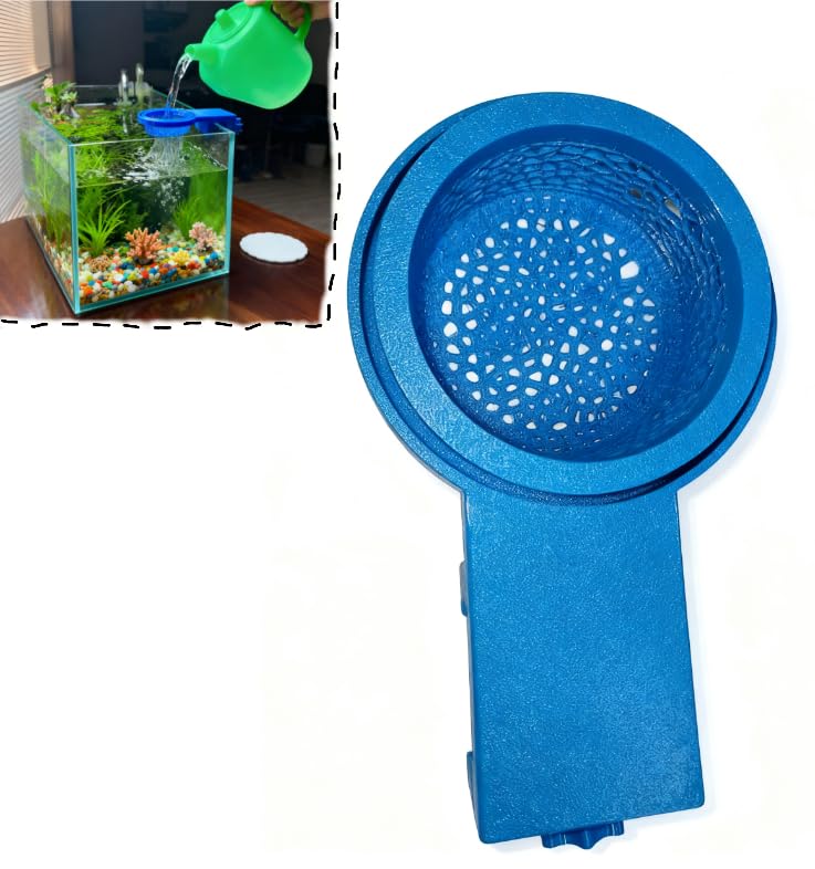 Aquarium Baffle Water Change Diffuser, Extra Large Spill-Proof Tool for Rimless & Rimmed Fish Tanks, Safely Protects Decorations, Substrate and Plants During Water Changes(Extra Large Size)