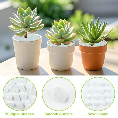 4000pcs 5-8mm White Glowing Pebbles Glow Pebbles Aquarium Rocks Glow in The Dark Decorative Stones for Walkways Driveway Yard Grass Fish Tank Plant Pots - size: 4000, style: White