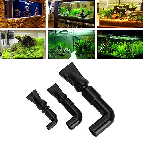 Filter Elbow Outlet Outlet 360 Rotating Elbow Aquarium Duckbill Nozzle Fish Water Outlet Tube Pump Fitting