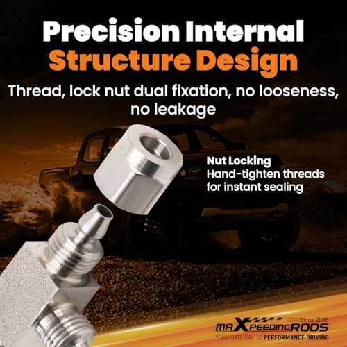 maXpeedingrods 6 mm OD Air Line Fittings, Quick Connect Air Hoes Fittings, 3 Way Stainless Steel Union Tee Replacement for Air Suspension Kit & Air Compressor Kit for Trucks Vans, 2 Packs - style: Quick Connect