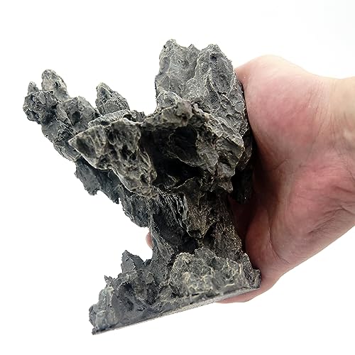 Allcolor Fish Tank Decor Rocks.Aquarium Decoration Model.Easy Superior Aquascape (Elf Island) - style: Elf Island