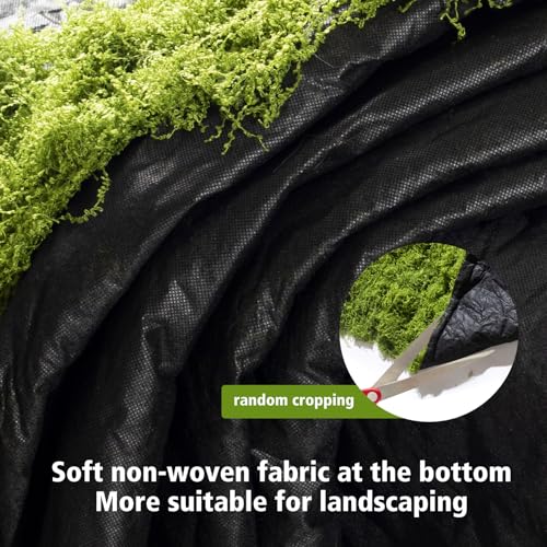 Artificial Moss mat, Green, 39.37 x 39.37 inches (Light Green), Waterproof Indoor and Outdoor Decorative Moss mat, Fake Moss wall Decorative Flower Decoration for Craftsmanship - color: Light Green