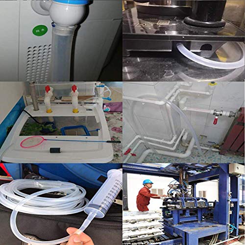Pure Silicone Tubing, 3mm ID x 5mm OD High Temp Food Grade Tube Pure Silicone Hose Tube for Home Brewing, Beer Line, Kegerator, Wine Making, Aquaponics, Air Hose by Proper Pour (3.28 Ft) - size: 3mmx5mm, style: 3.28Ft (1meter)