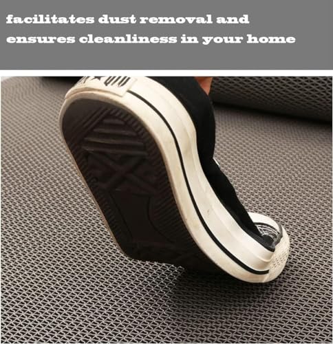 PVC Drainage Floor Mat Non-Slip Commercial Wet Area Mat for Outdoor and Indoor Restaurant Kitchen Bar Swimming Pool Splash Matting Water Drain Flooring Mat,Grey, 3X16.4FT - size: 3X16.4FT