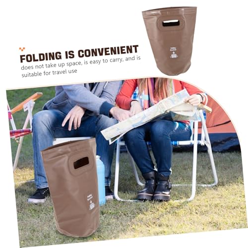 YARNOW Collapsible Camping Bucket Water Basin Outdoor Multi-function Folding Bucket for Camping Fishing Beach Travel