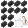 12 Piece Cat Fountain Sponge Replacement Cat Water Fountain Filters Pre-Filter Sponges Foam Sponges Cat Fountain Sponge Filter for 92oz/2.8L Cat Pet Fountain