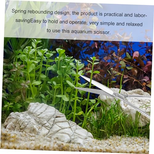 BESPORTBLE Turtle Tank Accessories Aquarium Scissor Easy Use Plant Scissor for Fish Tank Decorations