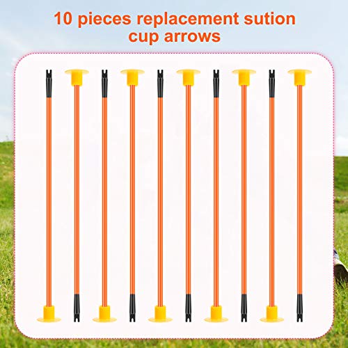 Skylety 10 Pieces Replacement Suction Cup Arrows Replacement Rubber Tip for Archery Set
