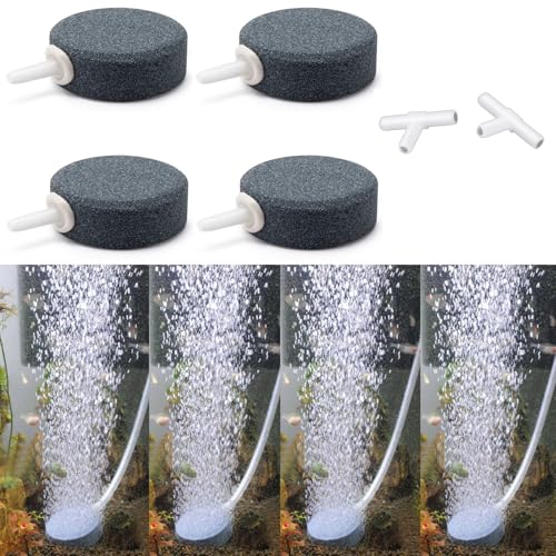 Wenshall 1.6 Inch Air Stone, Aquarium Air Stone, Air Stone for Fish Tank and Hydroponics Air Pump