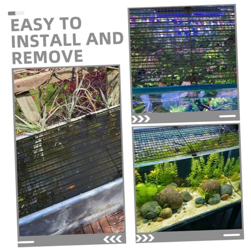 Toddmomy 4pcs Aquarium Grid Divider Fish Tank Plastic Separator to Prevent Fish Escaping Panels Cups and Easy to Maintain
