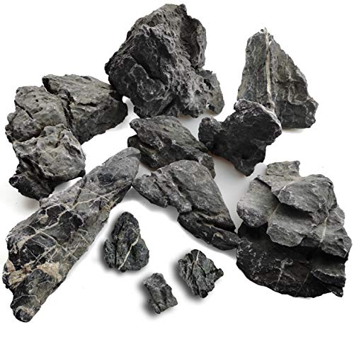 Voulosimi 18 lb Seiryu Rock Stone for Aquariums, Landscaping Model,Tank Decoration - color: 18 LB, size: Seiryu Stone