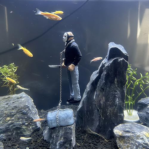 Floating Fish Tank Decoration,Floating Ornament Handmade Model Decoration for Fish Tank,Unique Design,Vivid Character,Perfect for Aquarium Landscape,Durable Material, Eye-catching Decor