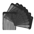 Aquarium Filter Media Bags for Aquarium with Zipper, Reusable Strong Polyester Fine Mesh Bag for Activated Carbon, Bio Filter Balls, Ceramic Rings, Filter Stones, Biospheres 8 Pack 7.8" x 5.9"