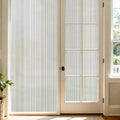 Reeded Glass Window Privacy Film, Static Cling, 17.52"x78.74" - color: Reeded, size: 17.52"x78.7"