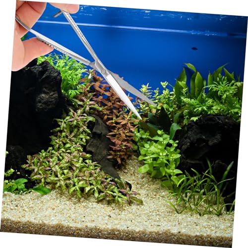 Stainless Steel Aquarium Scissor Plant Scissors for Floating Plants Easy Cleaning Tool for Fish Tanks