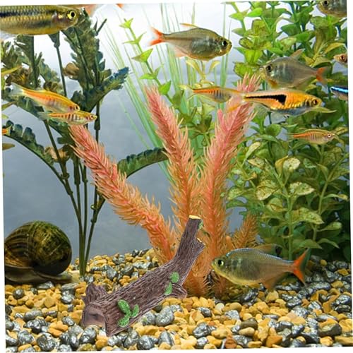 2-Pack Driftwood Aquarium & Terrarium Ornaments – Fish Tank Decor, Reptile Shelters, Aquarium Decor Accents, Miniature Landscape DIY Decorations