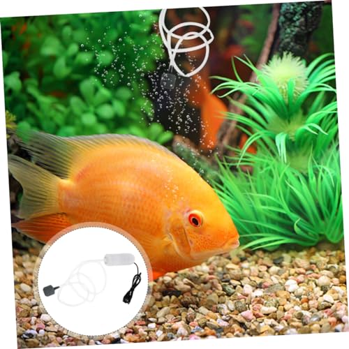 Mikikit USB Charging Small Aquarium Oxygen Pump Pump for Fish Tank Aeration Convenient Operation Lightweight Design High Grade Material for Safe Use