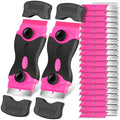 Razor Blade Scraper Tool Kit - 2Pack Razor Scrapers & 40Pcs Extra Blades, Plastic Paint Scraper Tool, Razor Scraper Tool for Glass Top Stove, Scrappers for Cleaning Window, Cooktop, Oven, Floor - size: 2Pack+40Pcs