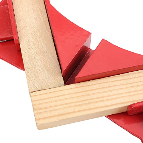 Beduan 90 Degree Right Angle Clip Fixed Corner Clamp Multifunction Hand Tool for DIY Fishtank Woodworking Picture Frame (Pack of 4)