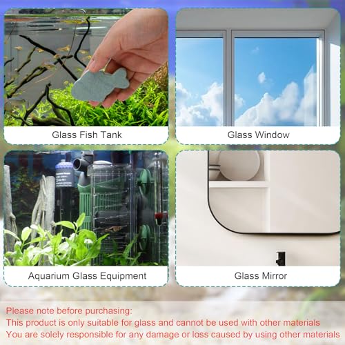 5pcs Double Sided Fish Tank Cleaning Brush, Fish Shape Aquarium Sponge Scrubber EVA Foam Pad Aquarium Cleaning Tool for Glass Kitchen Home