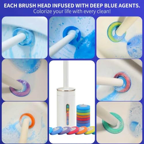 32 Count Disposable Toilet Brush Refills, Replacement Toilet Cleaning Brush Heads,Toliet Wand Refills,Toilet Bowl Clean Refill Pads for Bathroom Cleaning(Only 32 Refills) - size: 32 Refills