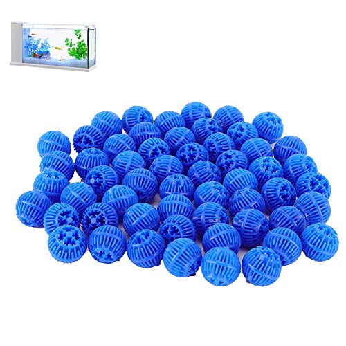 Balls Filter Media, Aquarium Filter Ball 500ml Reusable Freshwater Seawater for Aquarium and Pond Filter Media