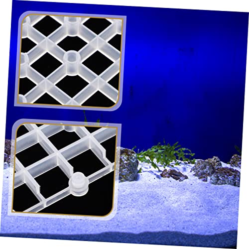 Happyyami 2pcs Aquarium Divider Wear-Resistant Tank Dividers for Fish Tanks Easy to Install Versatile Splicing Design for Aquatic Landscaping - color: Transparent