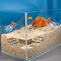 Aquarium Undergravel Fish Tunnel Cave, White, Modern Resin Fish Hide for Aquarium Hideout (Style 2) - color: White, style: Style 2