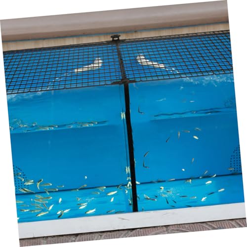 POPETPOP 4pcs Plastic Grid Aquarium Divider Panels for Betta Fish Safety Fish Separator Cups Prevents Jumping Various Tank