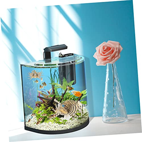 YARNOW Fish Tank Accessory Realistic Landscape Fake Fish Safe Suction Cup Silicone