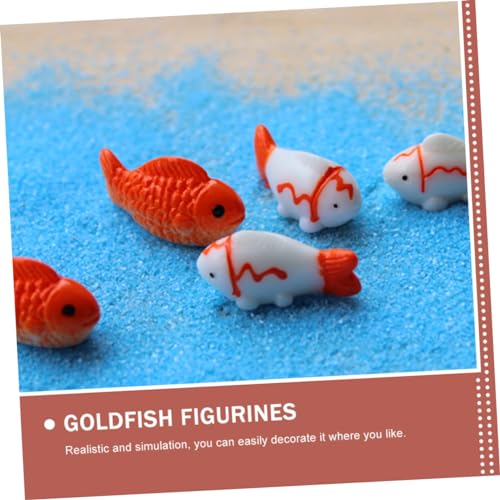 Cabilock 15pcs Miniature Aquarium Ornaments Realistic Resin Flowerpot Decor for Boys and Girls and Fish Tank Decoration Adorable Fish Figurines for Home and Garden Use