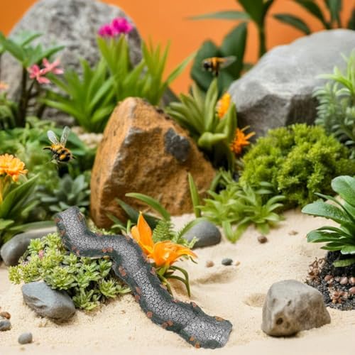 4pcs Resin Fish Tank Landscape Ornament Aquarium Miniature Stone Pathway Bridge Garden Stairs Decoration for Micro Aquarium Scene